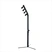 foldable battery pole light